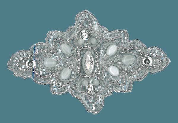 CRYSTAL BEADED MOTIF (SOLD SINGULARLY) - IV