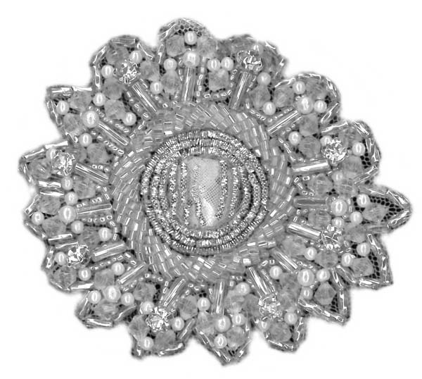 CRYSTAL BEADED MOTIF (SOLD SINGULARLY) - IV