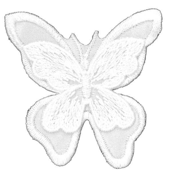 BUTTERFLY MOTIF (SOLD SINGULARLY) - IVORY