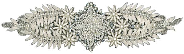 INDIAN CRYSTAL BEADED MOTIF (SOLD SINGULARLY) - IV