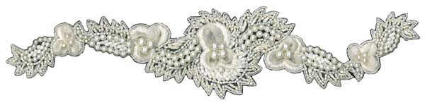 INDIAN BEADED MOTIF (SOLD SINGULARLY) - IVORY